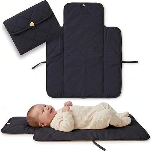 Portable Diaper Changing Pad - Soft and Easy to Clean Diaper Changing Mat for Babies - The Perfect Lightweight and Foldable Pad for Traveling