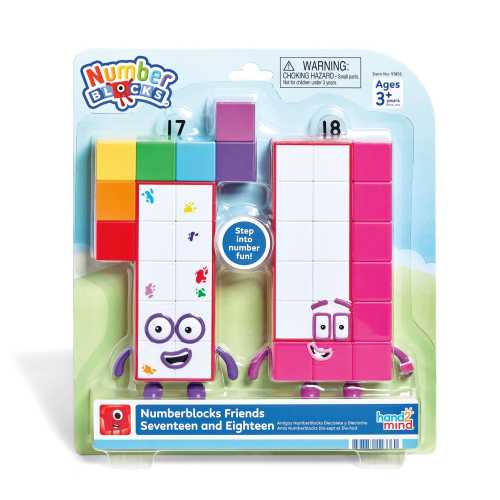Numberblocks® Friends Seventeen and Eighteen Figure Pack