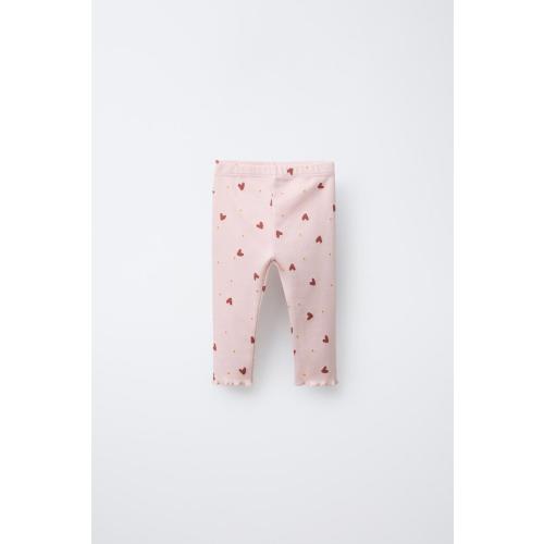 PRINTED LEGGINGS - Pink | ZARA United States