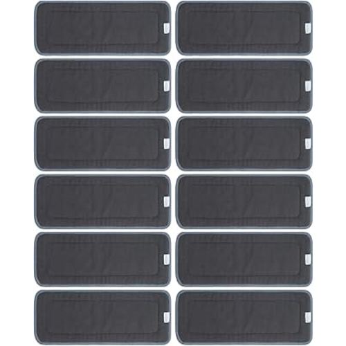 Babygoal Baby 5-Layer Charcoal Rayon from Bamboo Reusable Liners for Cloth Diapers Nappies,Pack of 12 Inserts,12ZTN