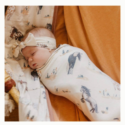Knit Swaddle Blanket - Montana – Copper Pearl