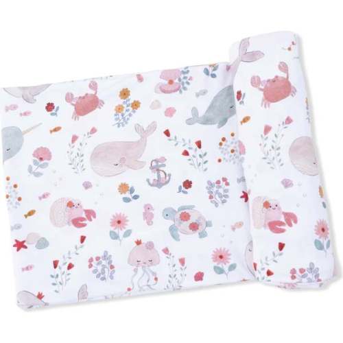 Garden Sea Creatures, Swaddle Blanket - Angel Dear | Maisonette