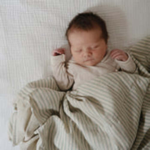 Organic Cotton Mushie Baby Muslin Swaddle Blanket