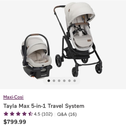 Stroller and Car seat fund