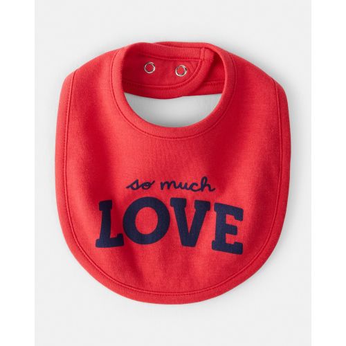 Baby Valentine's Day So Much Love Bib - Red | Carter's