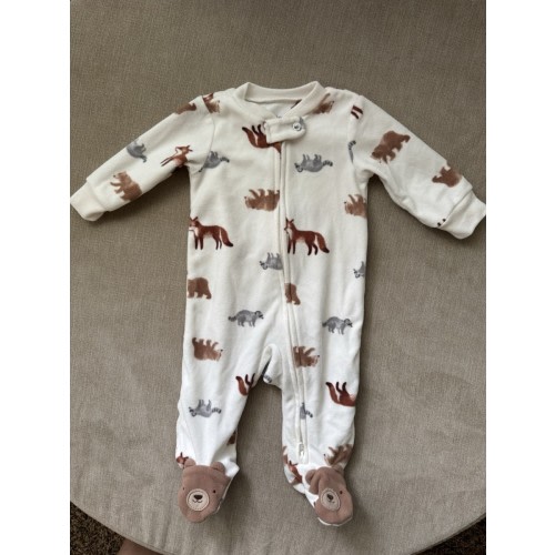 Carter's 3M Footed Zip Fleece Sleeper One-Piece