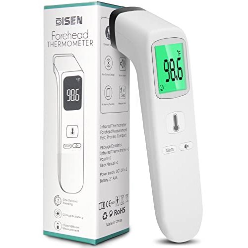 Non-Contact Thermometer for Adults and Kid,No Touch Infrared Forehead Thermometer for Fever, Smart Temperature Gun Reading Detection on Forehead