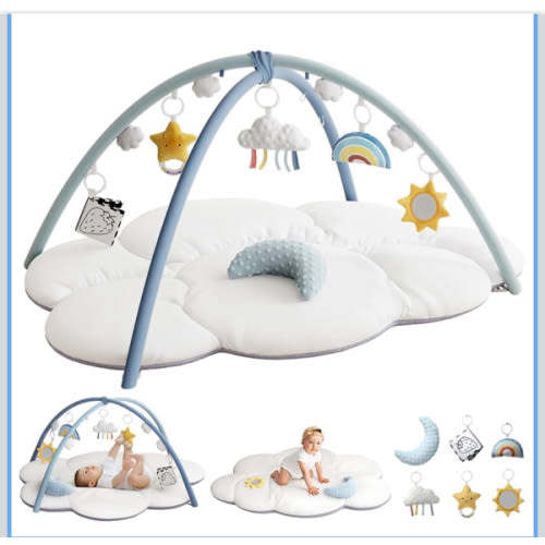 Oversized Baby Play Gym with Extra Thick Baby Play Mat