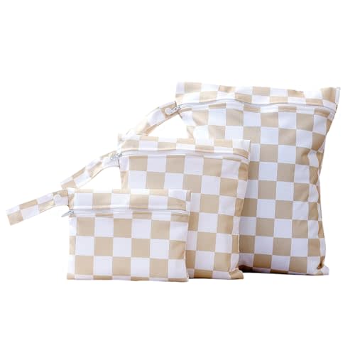 Wet Dry Bag for Baby, Swimsuit, Diaper Bag & Travel | Waterproof Reusable Leakproof Pouch for Wet Clothes, Swimsuits, Pool, Beach, and Gym