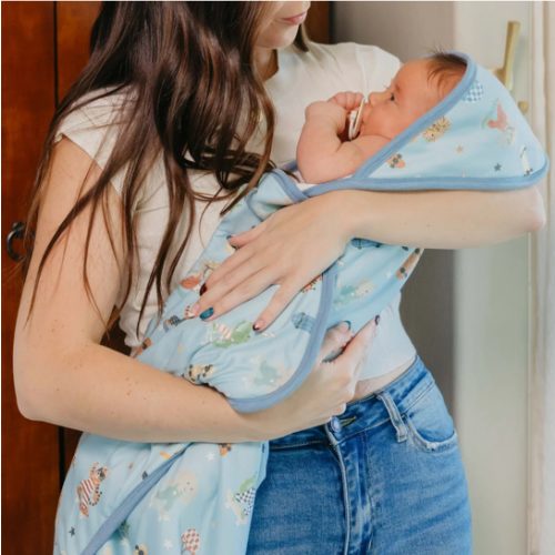Premium Baby Knit Hooded Towel - Tanner