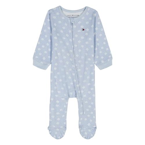 Tommy Hilfiger Baby Boys' Long Sleeve Footed Onesie