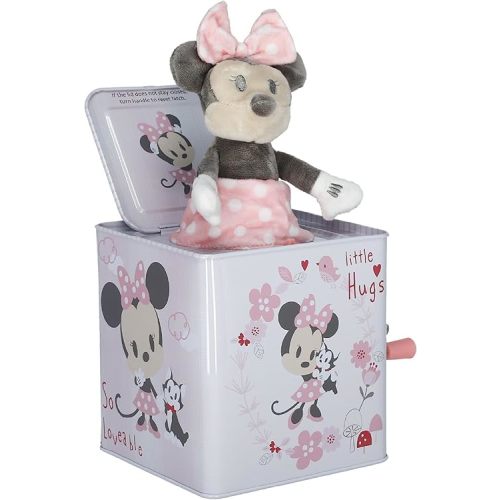 Disney Baby Minnie Mouse Jack-in-The-Box - Musical Toy for Babies- Pink