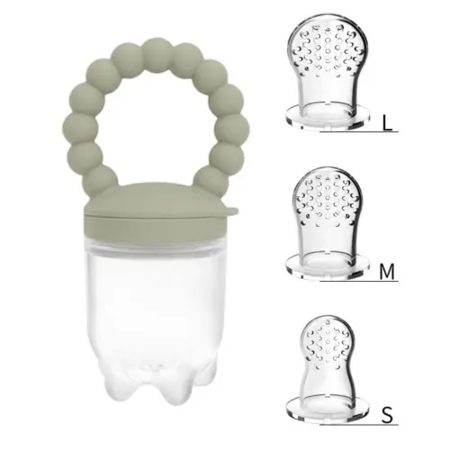 3pcs Silicone Fruit & Vegetable Feeder For Babies - Easy To Use Food Supplement Pacifier With Handle - Ideal Gift For Christmas, Halloween, And Thanksgiving Day | SHEIN USA