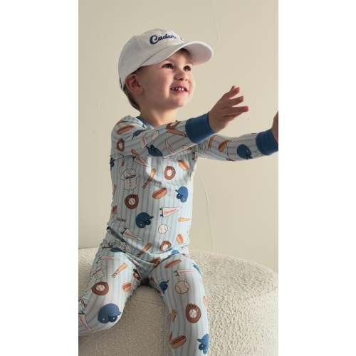 Ballpark Bros Two Piece Pajama Set