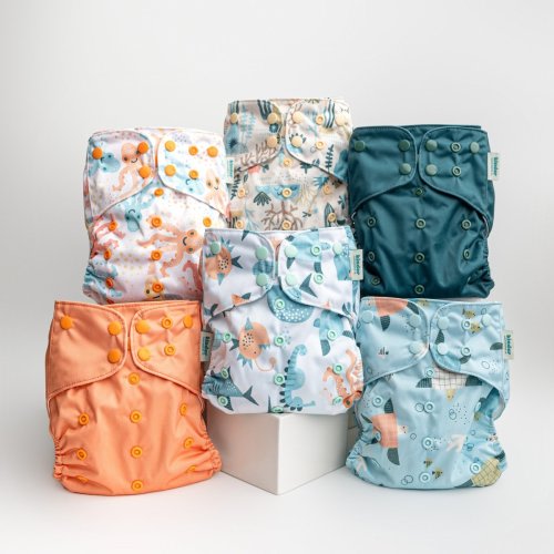 Deep Sea Buddies Collection Value Bundle – Kinder Cloth Diaper Co.
