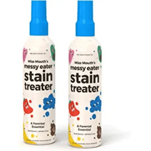 Hate Stains Co. Stain Remover for Clothes - Non-Toxic Laundry Stain Remover Spray for Baby & Kids - Messy Eater Spot Cleaner for Clothing, Fabric, Carpet (120ml, 4 oz Spray Bottles, 2 Pack) - 2 Pack - 4oz Spray Bottles