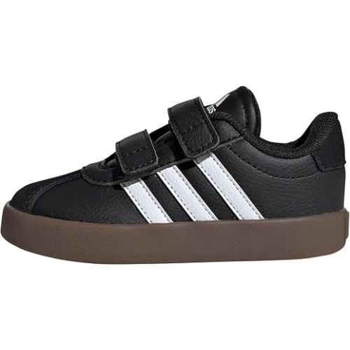 adidas Boys Vl Court 3.0 Sneakers Shoes Casual - Pink, White