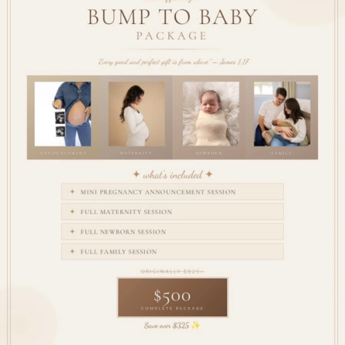 Bump to Baby Photography Package