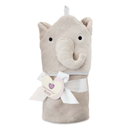Parent's Choice Cotton Elephant Baby Hooded Towel
