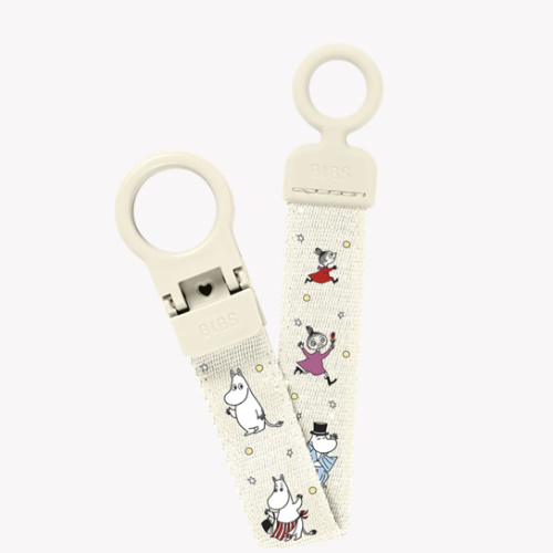 BIBS x Moomin Pacifier Clip Loop - Ivory – Bibsworld store US