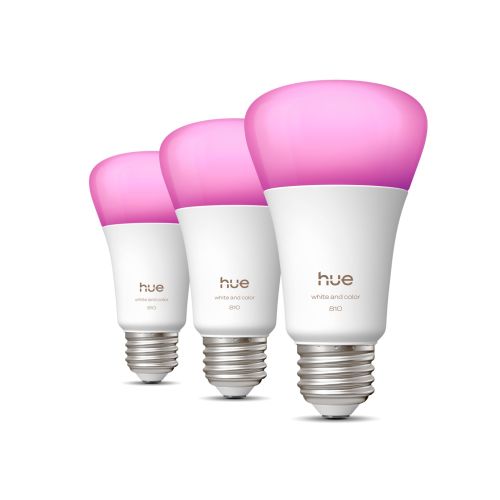Hue White and color ambiance 60W A19 3PACK- E26 smart bulbs | Philips Hue