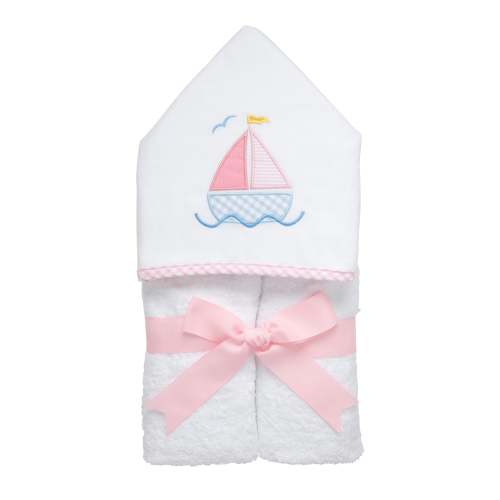 Sailboat Everykid Towel, Pink