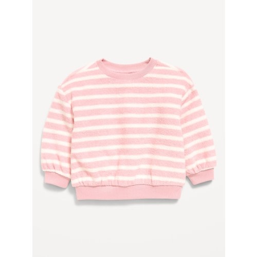 Striped Crew-Neck Sweatshirt for Baby