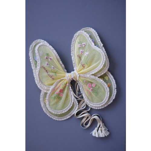 Yellow wings, Wings, Flower wings, Butterfly costume for kids, Birthday butterfly, Fairy wings, Tinkerbell wings, Spring wings