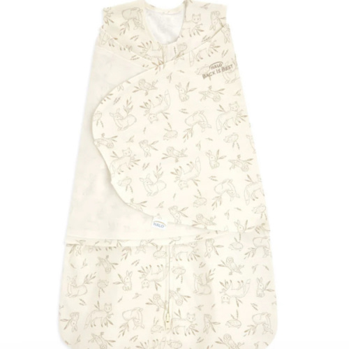 100% Cotton Baby Swaddle Forest Lullaby | Newborn | HALO US