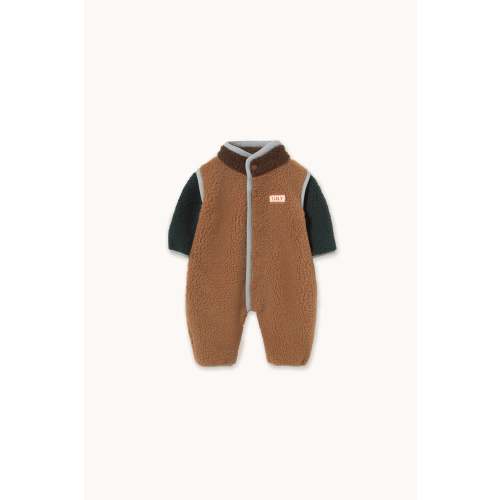 COLOR BLOCK SHERPA ONE-PIECE