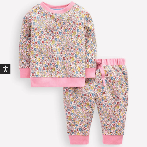 Applique Sweatshirt Set-Multi Vintage Floral Ditsy | Boden USA