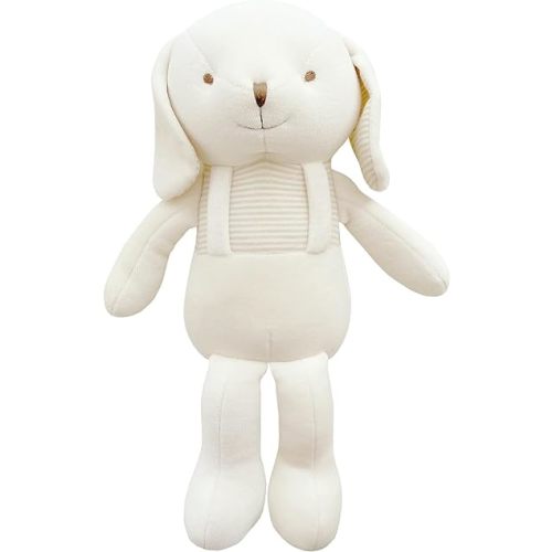 Super Soft Organic Cotton Baby First Friend (Hello! Puppy) Attachment Doll for Baby, Pillow Buddy, Plush Animal Toys, Organic Toys, Stuffed Animal Puppy 12.5 inches, Perfect