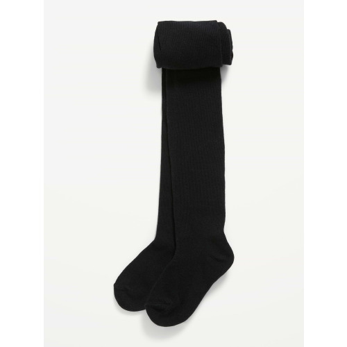 Soft-Knit Solid Tights for Toddler Girls