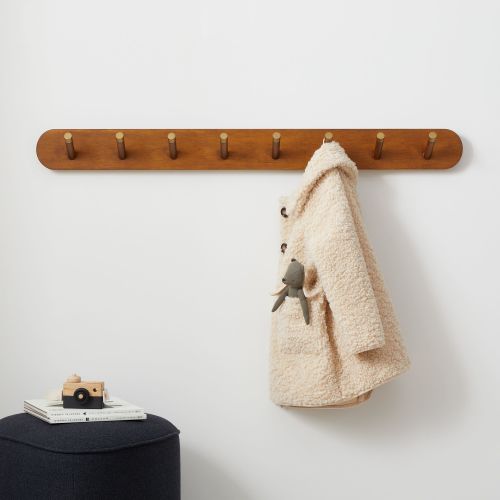 Mid-Century Wall Rack - Acorn (42")
