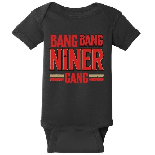 Niner Football Gang Baby Bodysuit | TeeShirtPalace