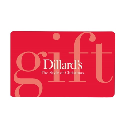 Dillard's The Style of Christmas Red Gift Card