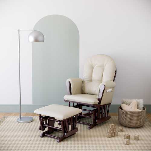Storkcraft Hoop Glider and Ottoman | Ashley