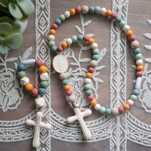Silicone Baby Rosary | God’s Grace | Chews Life