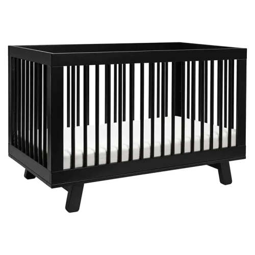 Babyletto Hudson 3-In-1 Convertible Crib With Toddler Rail - Black