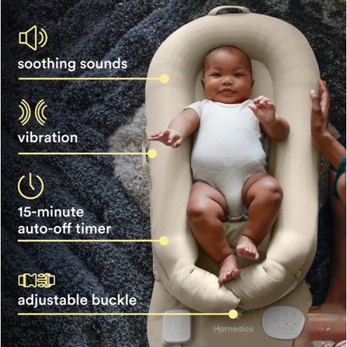 Soothing Sounds & Vibration Baby Lounger