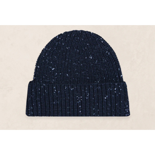 Knit Beanie - Navy Speckle