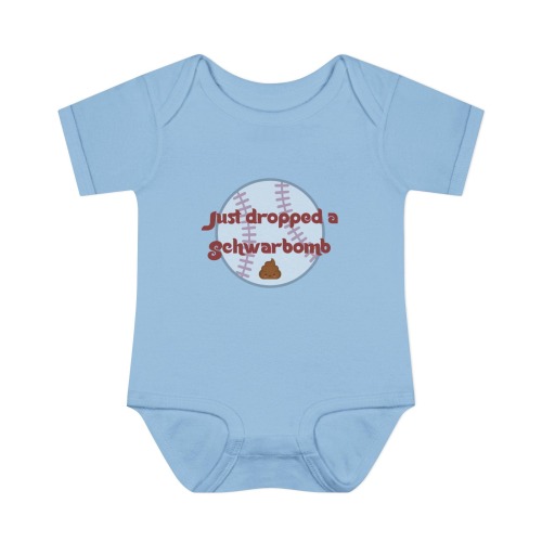 Phillies, Schwarber Poop, Schwarbomb, Funny Baseball Infant Bodysuit, Baby, Newborn Outfit, Cute Baby Clothes, Philadelphia