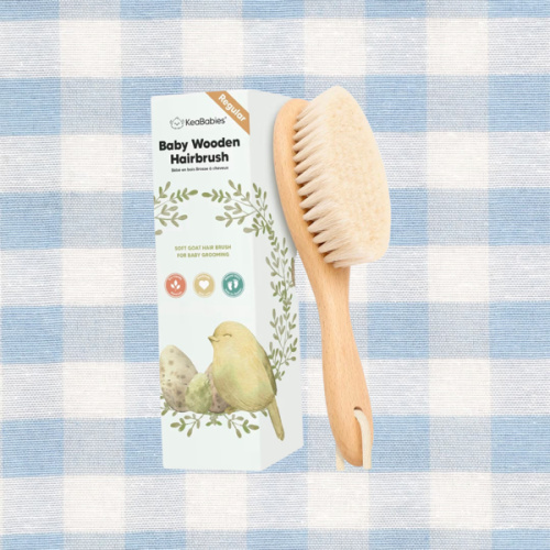 Wooden Baby Hair Brush