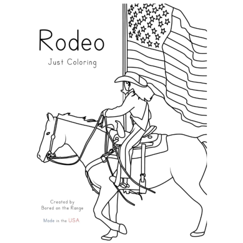 Rodeo: Just Coloring Book