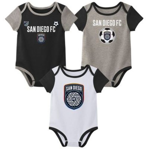 MLS San Diego FC Infant Boys' 3pk Bodysuit - 3-6M