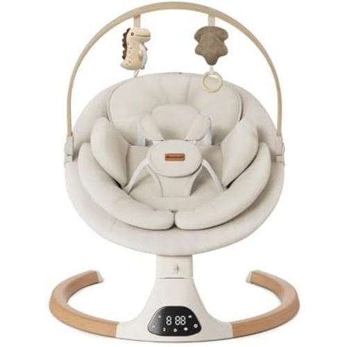 Monamii Balançoire pour bébé Bluetooth avec haut-parleur musical