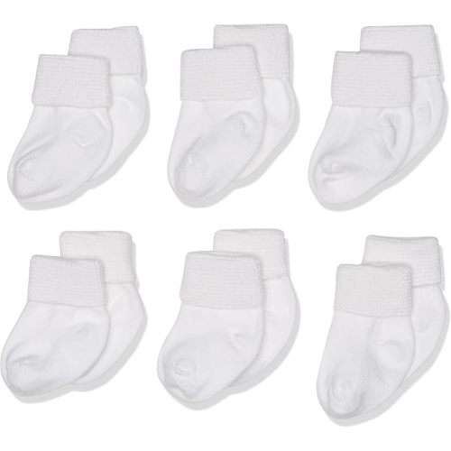 Jefferies Socks Baby Newborn Turn Cuff Bootie 6 Pair Pack