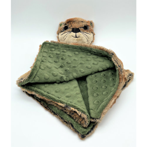 Darling Little Otter Lovey Gift / Ultra Soft Baby Gift / Security Blanket