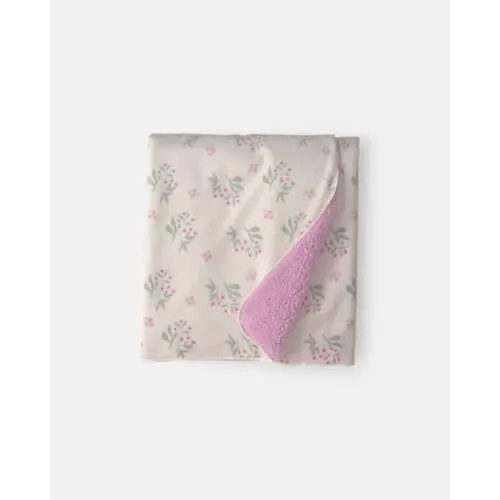 Baby Floral Plush Blanket - Purple/Ivory | Carter's