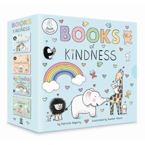 Books of Kindness : ABCs of Kindness; 123s of Thankfulness; Happiness Is a Rainbow; Friendship Is Forever book by Patricia Hegarty: 9780593434758